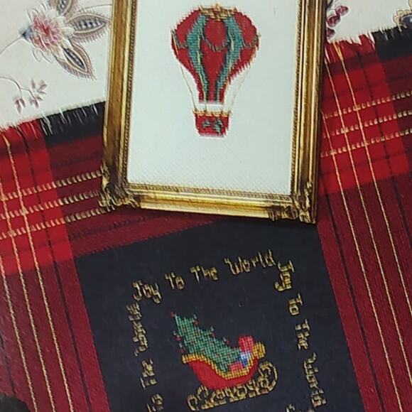 Country Cross Stitch All Through The House Christmas Santa, Sleigh Patterns - Picture 4 of 5